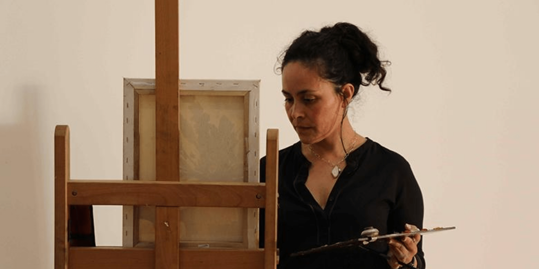 Drawing the Collection woman viewing artwork at the National Gallery Dublin