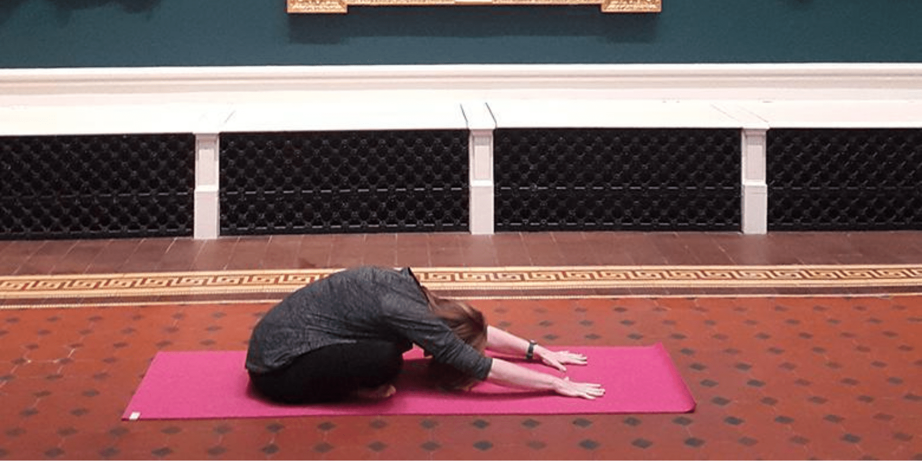 Yoga and meditation session inside the National Gallery Dublin